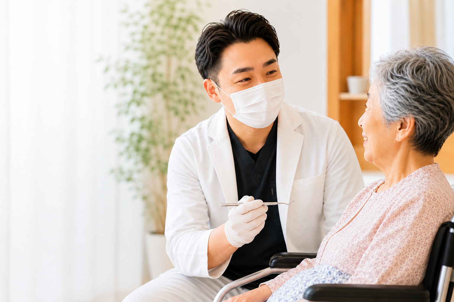 訪問歯科診療の様子
